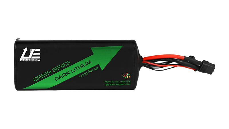 GREEN V2 6S4P 16Ah AMPRIUS SA10 battery pack with matte black wrap