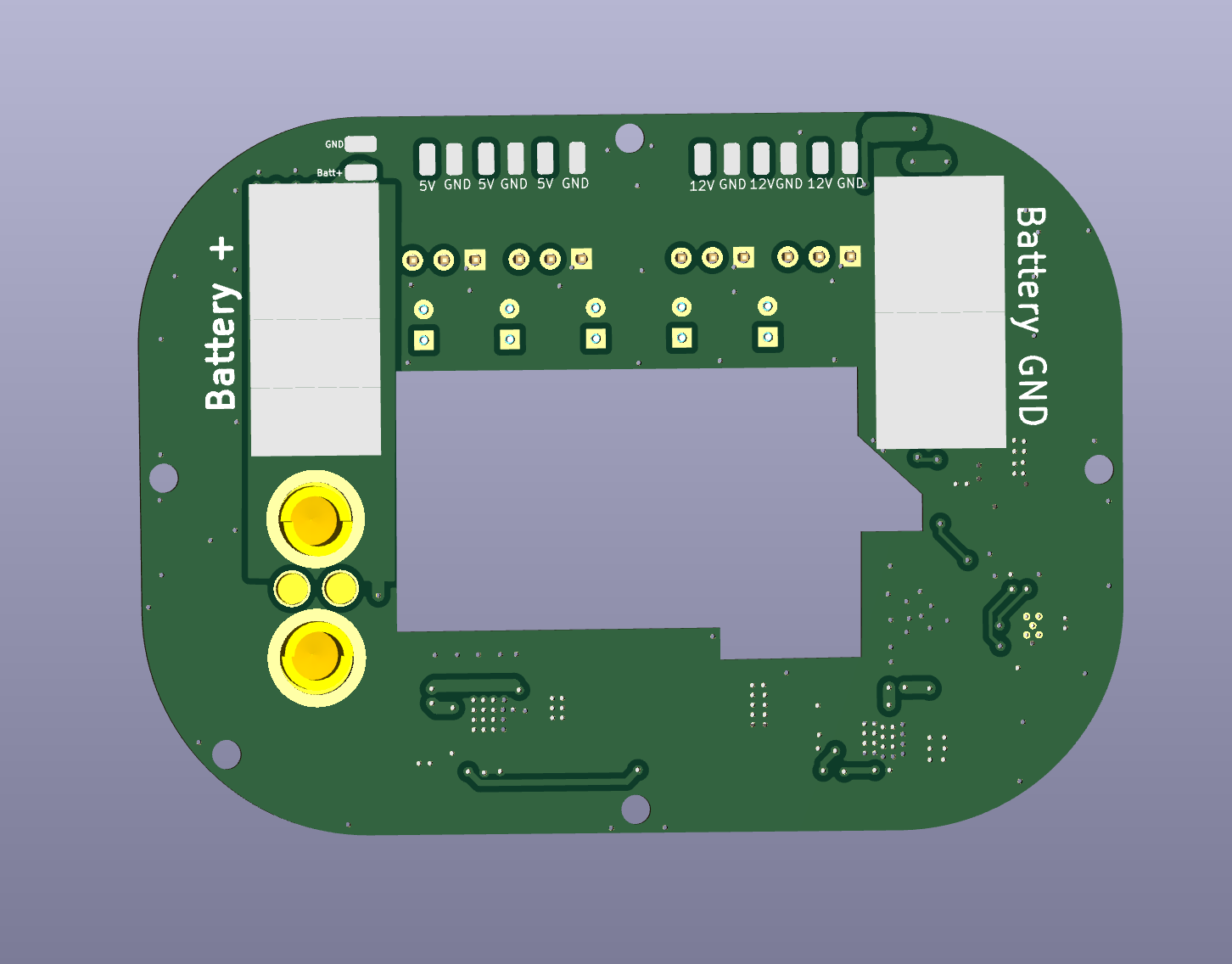 3x2x2 Battery Dock & Interface PCB