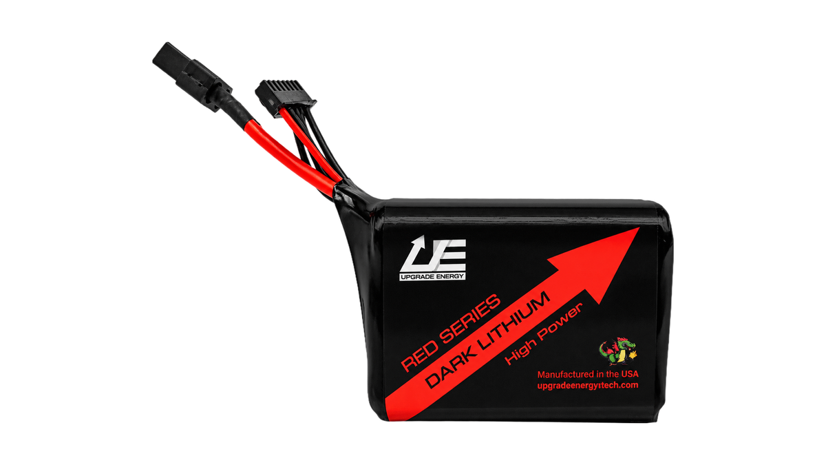 RED V3 6S1P 3Ah Molicel P30B — High Power battery, original proportions, transparent background