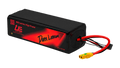 RED V4 6S6P 30Ah — High Power battery, black JST-XH balance connector, leads facing right